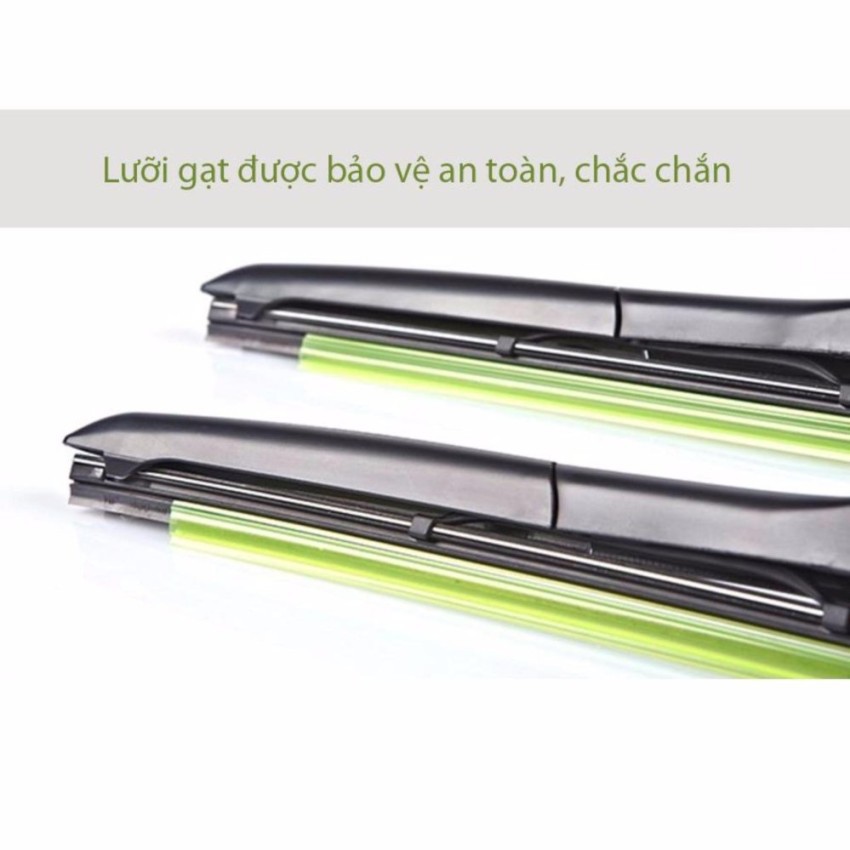 Gạt mưa ba khúc Carall silicone chính hãng cao cấp