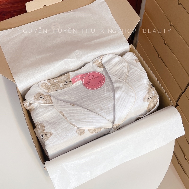 Set Pijama Đũi CC siêu xinh Full box 🥰 ( Ảnh Thật )