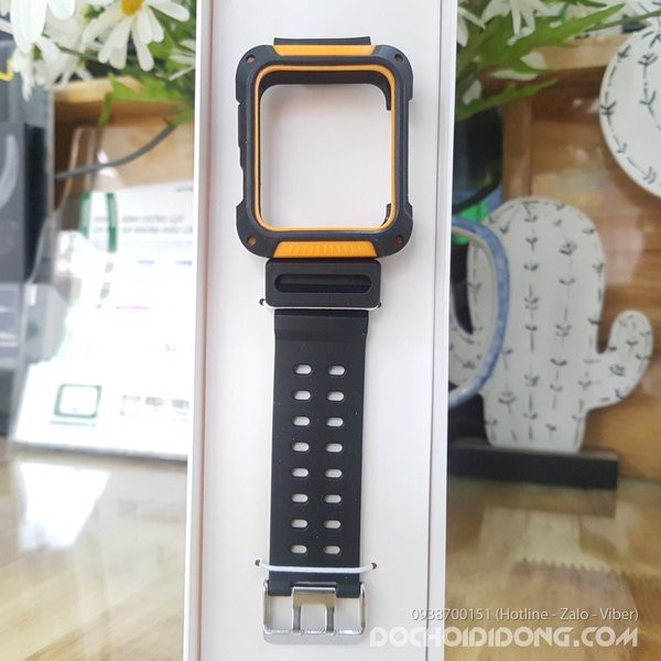 [Mã SKAMCLU9 giảm 10% đơn 100K] Dây kèm ốp chống sốc Apple Watch 44mm Coteetci