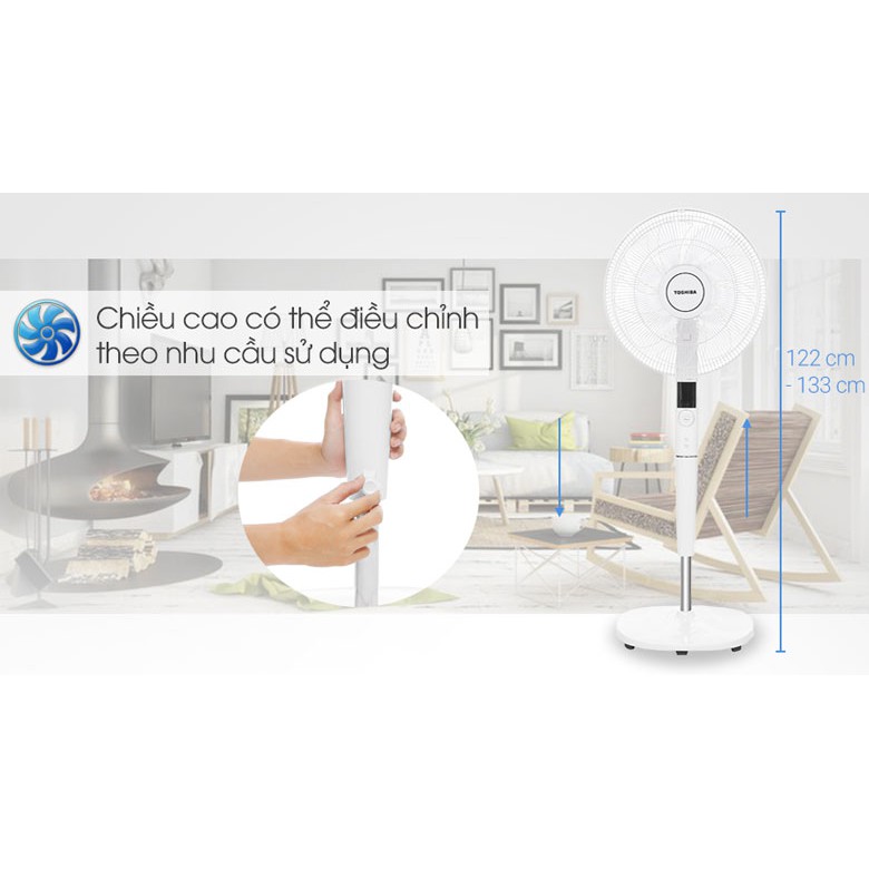 Quạt đứng Toshiba DC inverter F-LSD30VN