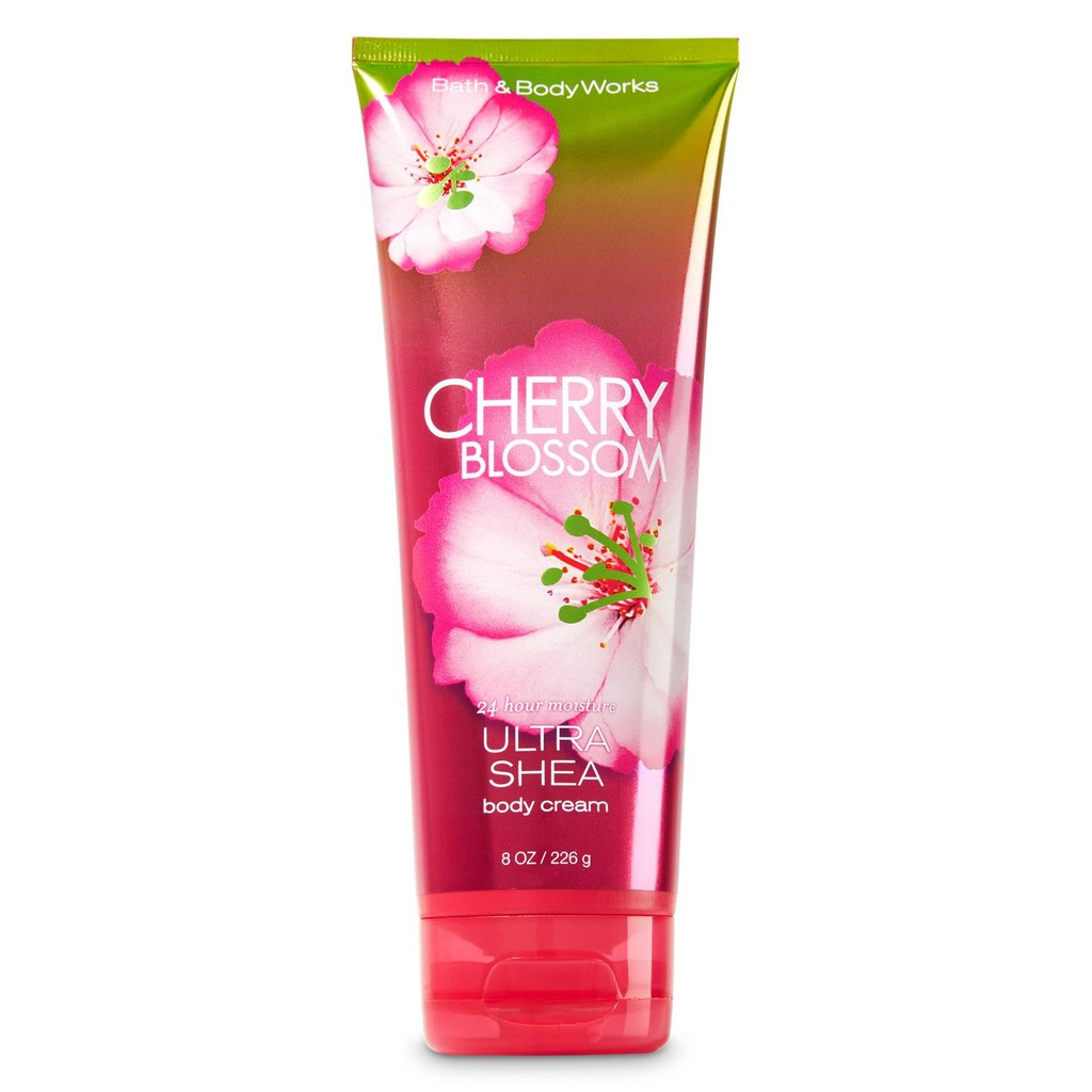 Kem dưỡng ẩm cơ thể Bath &amp; Body Works Cherry Blossom Ultra Shea Body Cream 226g (Mỹ)