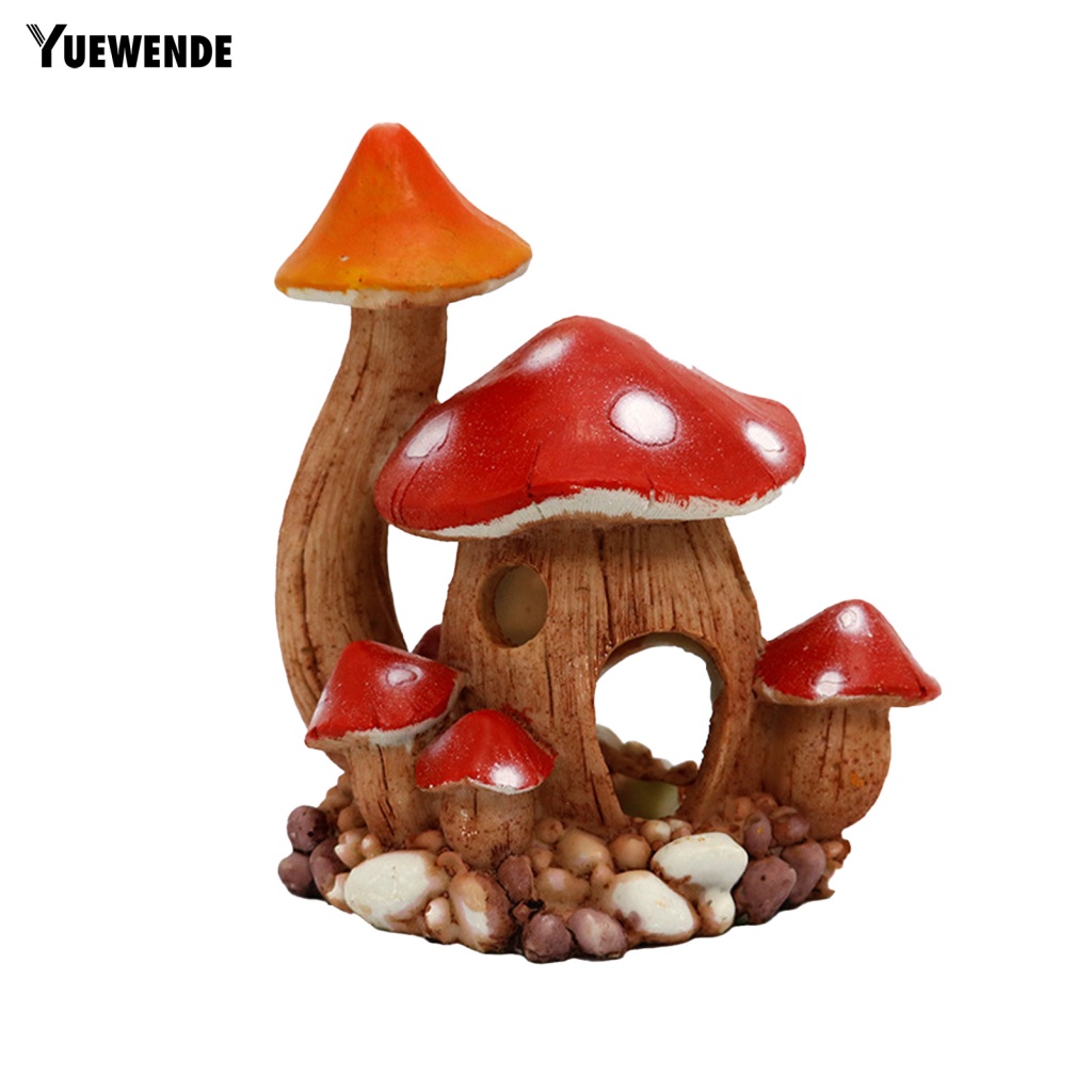 Ngôi Nhà Nấm Dùng Trang Trí Bể Cá Độc Đáo