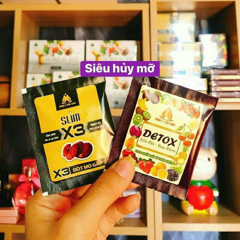 15v Detox Mộc Linh X3 ban đêm chính hãng gói dể bảo quản