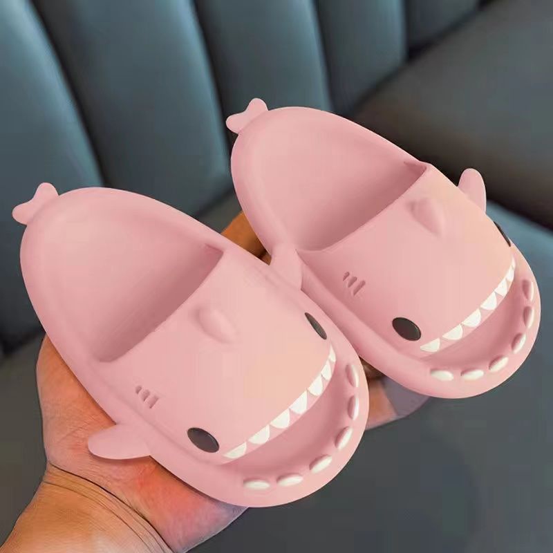 Dép Sandal Quai Ngang In Hình Cá Mập Dễ Thương Thời Trang Mùa Hè Cho Nữ