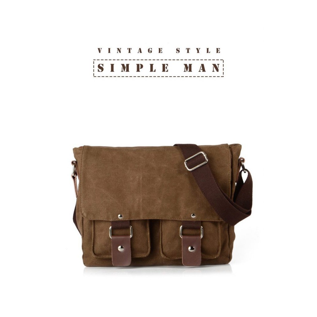 Túi xách canvas Vintage – SIMPLE-MAN