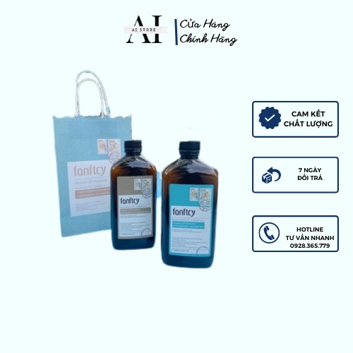 Cặp Dầu Gội Xả FANFFCY 500ml x2 Argan Oil. Giảm Gãy Rụng, Phục Hồi Tóc Hư Tổn, Khô Xơ. HÀNG CHÍNH HÃNG. AI-Store