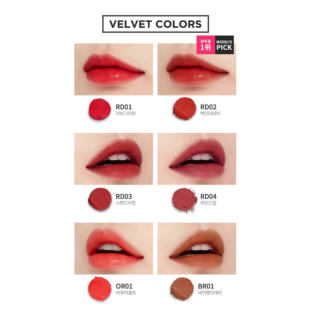 Son Thỏi A'Pieu True Velvet Lipstick