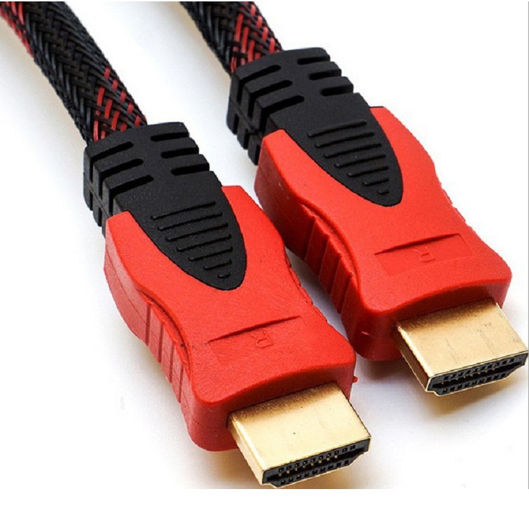 Cáp HDMI bọc dù siêu bền dài 1.5m, đầu cáp mạ vàng có chống nhiễu