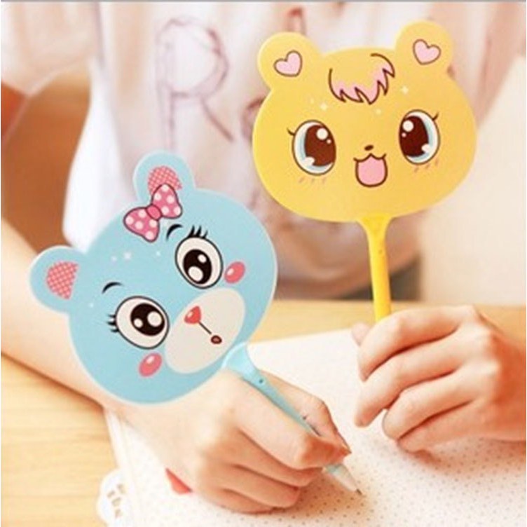 Bút Bi Kèm Quạt Nhựa Cầm Tay Cute 88236 Chợ Tốt Store