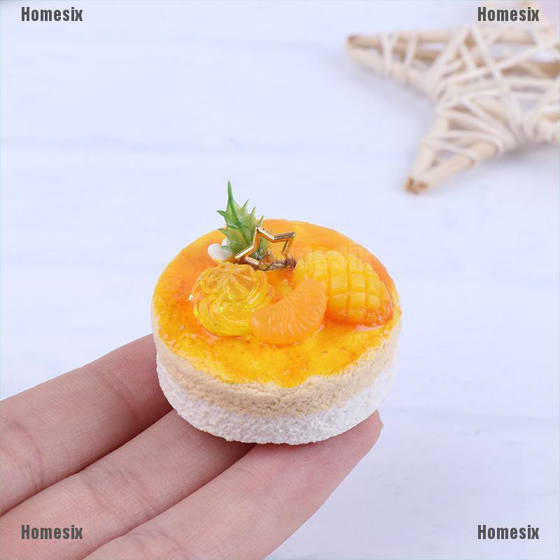 [HoMSI] 2 pcs cup cake miniatures food decor for dollhouse kitchen SUU