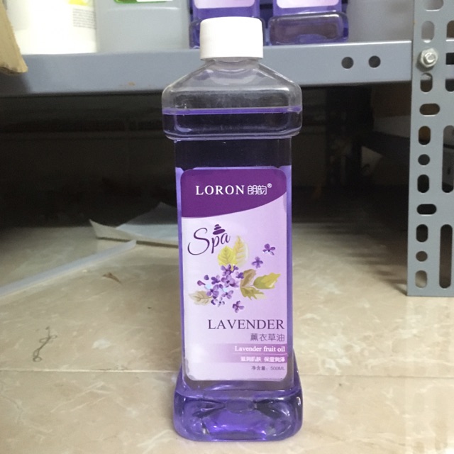 Dầu mát xa toàn thân 500ml hương hoa hồng, hoa cúc,lavender, gừng, oliu dùng trong spa