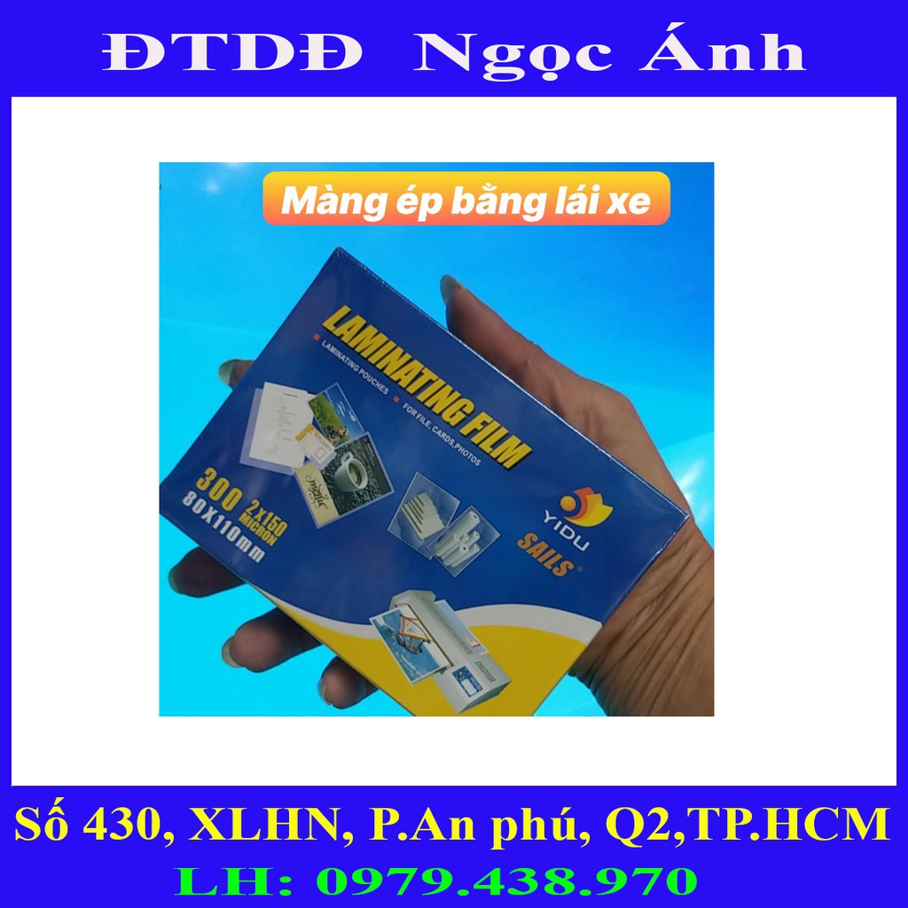 Ép Nhựa Plastic ép bằng lái xe