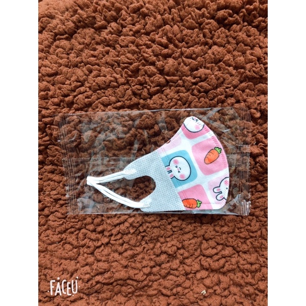 1C KHẨU TRANG 3D MASK KHÁNG KHUẨN CHO BÉ 0-3