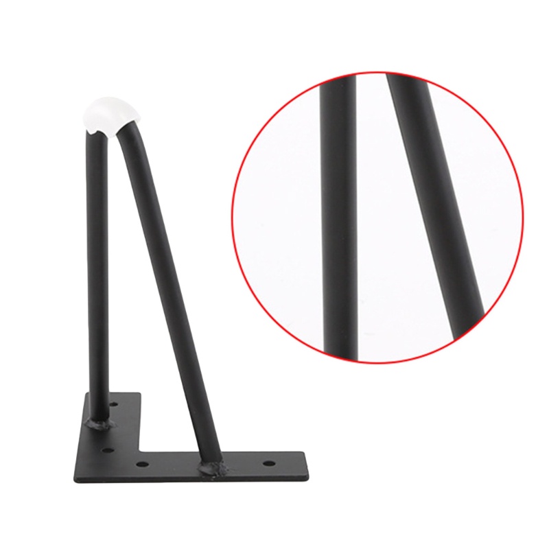 Set 4 Chân Đỡ Bàn Ghế Bằng Sắt Dễ Lắp Đặt Tiện Dụng