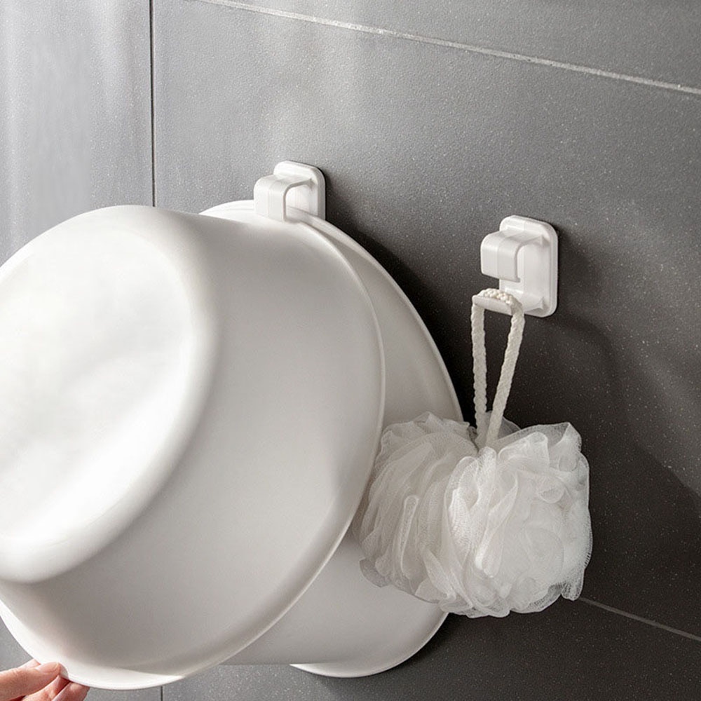 Móc Treo Đồ Dán Tường Tiết Kiệm Không Gian Cho Nhà Tắm/Nhà Bếp