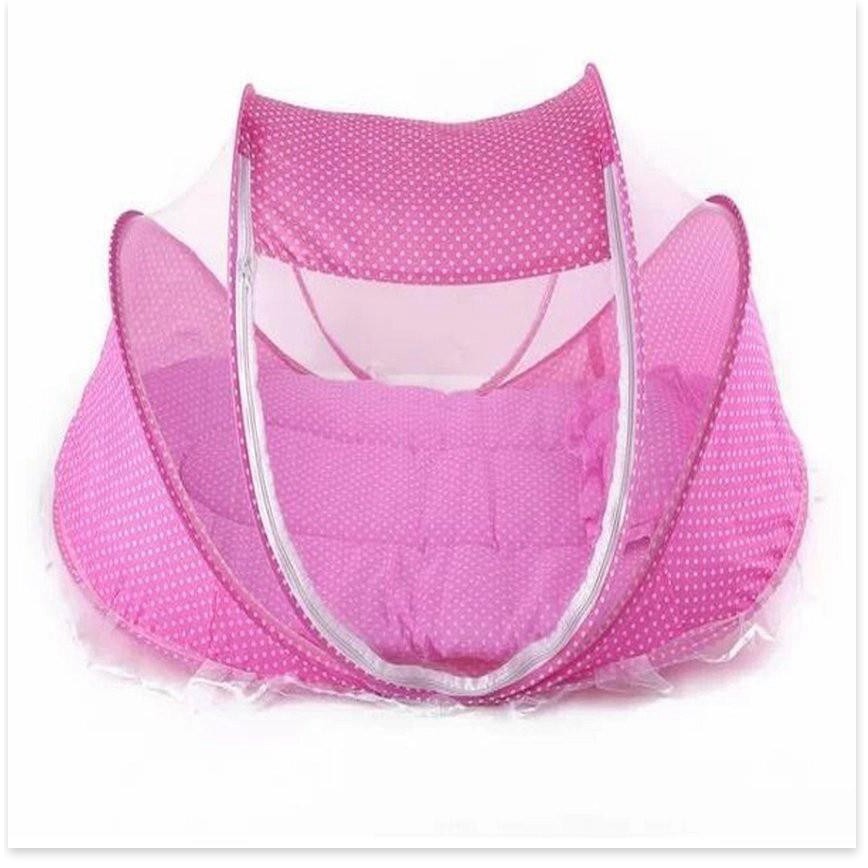 HOT HOT Nệm mùng di động cỡ đại cho bé HappyBaby có nhạc (Hồng) HOT HOT