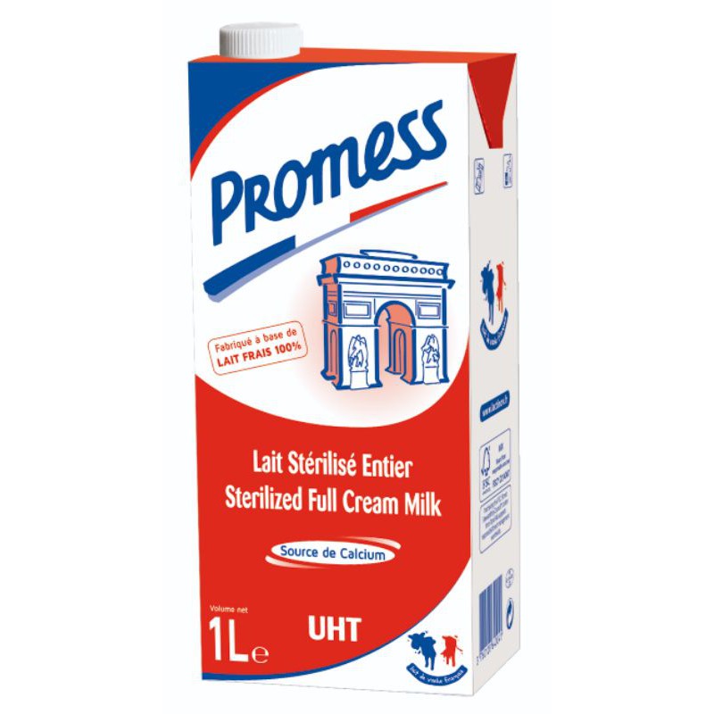 Sữa tươi Promess Pháp 1L