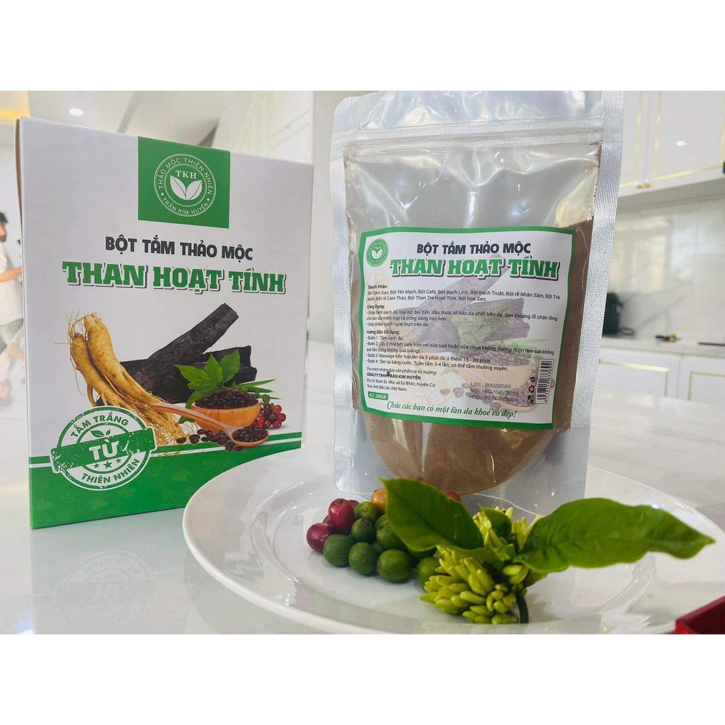 Ủ Trắng Body, Bột Tắm Trắng Thảo Dược Than Hoạt Tính, Trắng da, tẩy da chết, mờ thâm nám sạm da, Giảm sần lỗ chân lông