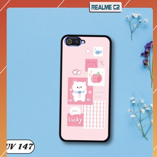Ốp lưng Realme C2 lưng nhám viền dẻo
