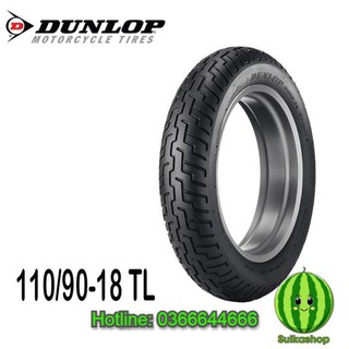 Lốp xe máy Dunlop 110/90-18 D404F