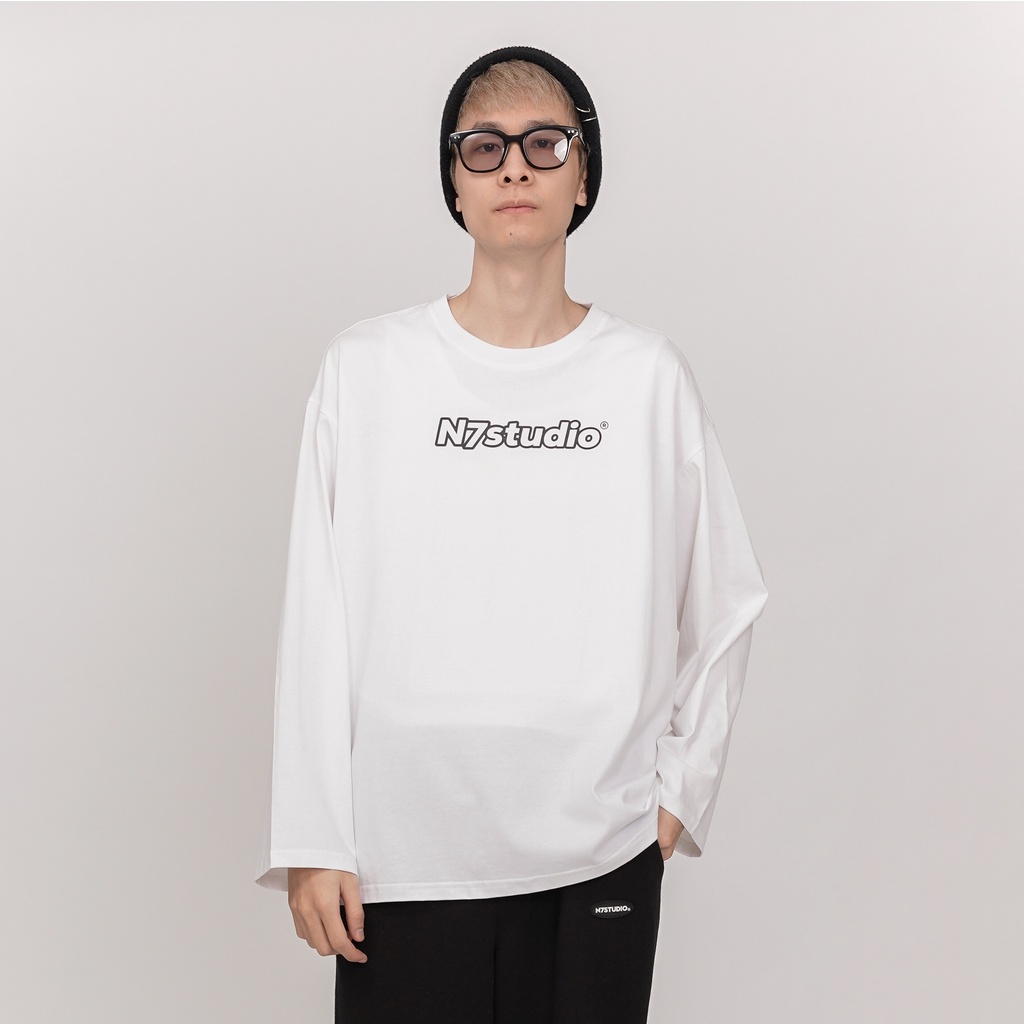 Áo thun dài tay N7 Studio Long Sleeve basic nam nữ form rộng Local Brand