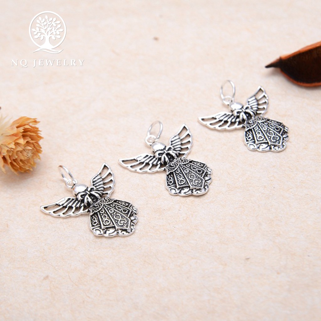 Charm bạc phượng hoàng treo - NQ Jewelry