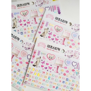 [sticker daiso] SET STICKER TRANG TRÍ TOPLOADER