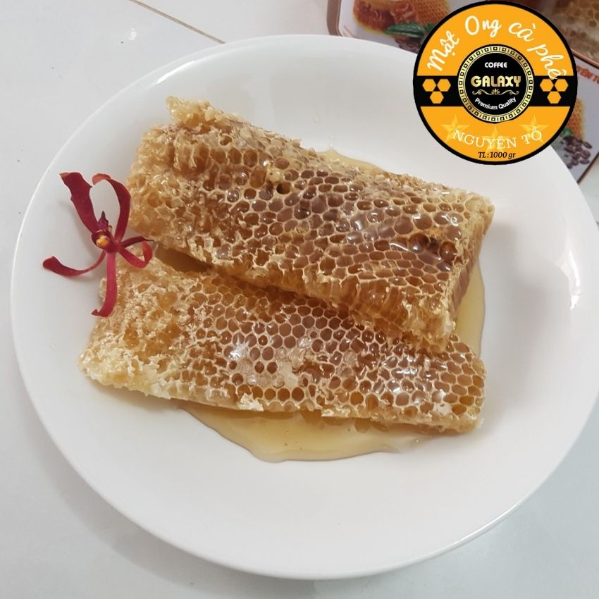 Mật Ong Nguyên Tổ Galaxy Coffee Nguyên Sáp 1000gr