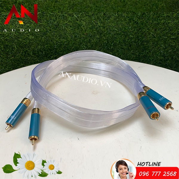 Dây AV Mạ Bạc Ortofon Bản Dẹt 1m - Cỡ To
