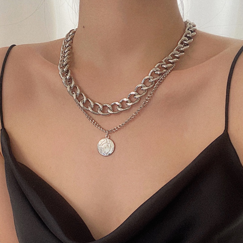 iF YOU Vòng cổ Nhiều Lớp Phong Cách Hàn Quốc Cho Nữ