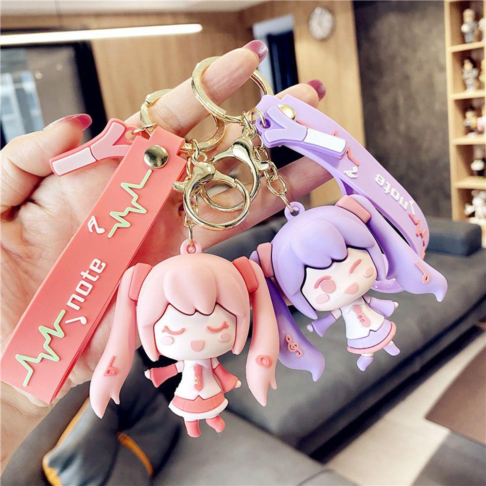 Móc Khóa Hình Nhân Vật Hatsune Miku Dễ Thương