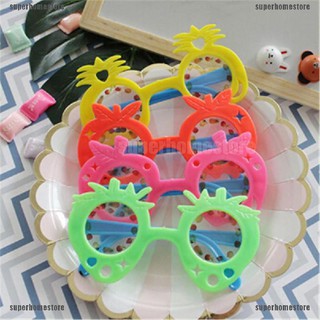 [COD]Kids Fruit Pineapple Eye Glasses Kids Hawaii Beach Party Supplies Decor Toy