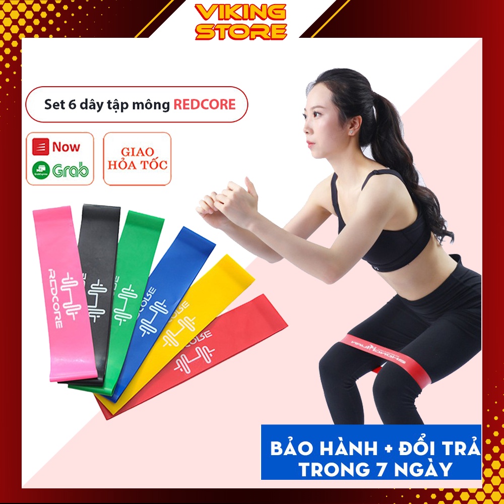 Dây kháng lực tập gym,dây miniband cao su đàn hồi tập mông siêu bền