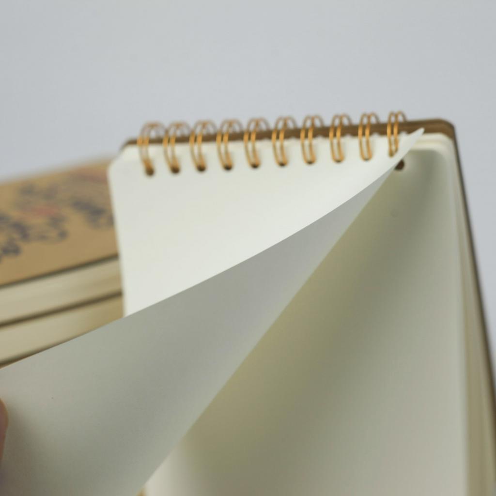 Sổ tay A6 vitage 140 trang giấy trơn #sotay