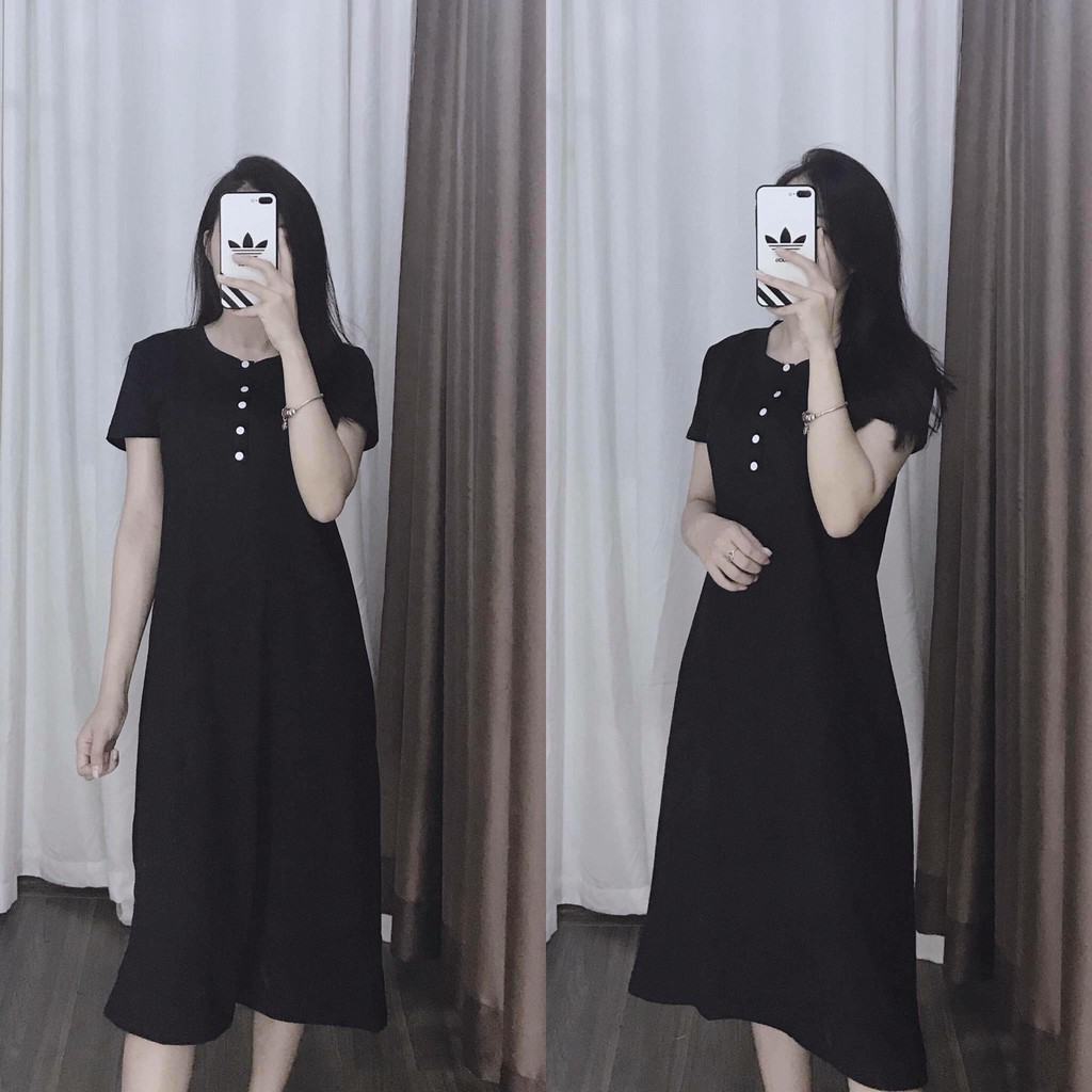 VÁY SUÔNG CỔ TRÒN 5 CÚC NGỰC BASIC GIRL | BigBuy360 - bigbuy360.vn