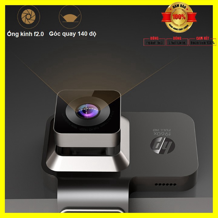 [ Bảo Hành 12 tháng] Camera hành trình ô tô, xe hơi thương hiệu HP f960x tích hợp Wifi định vị GPS | BigBuy360 - bigbuy360.vn