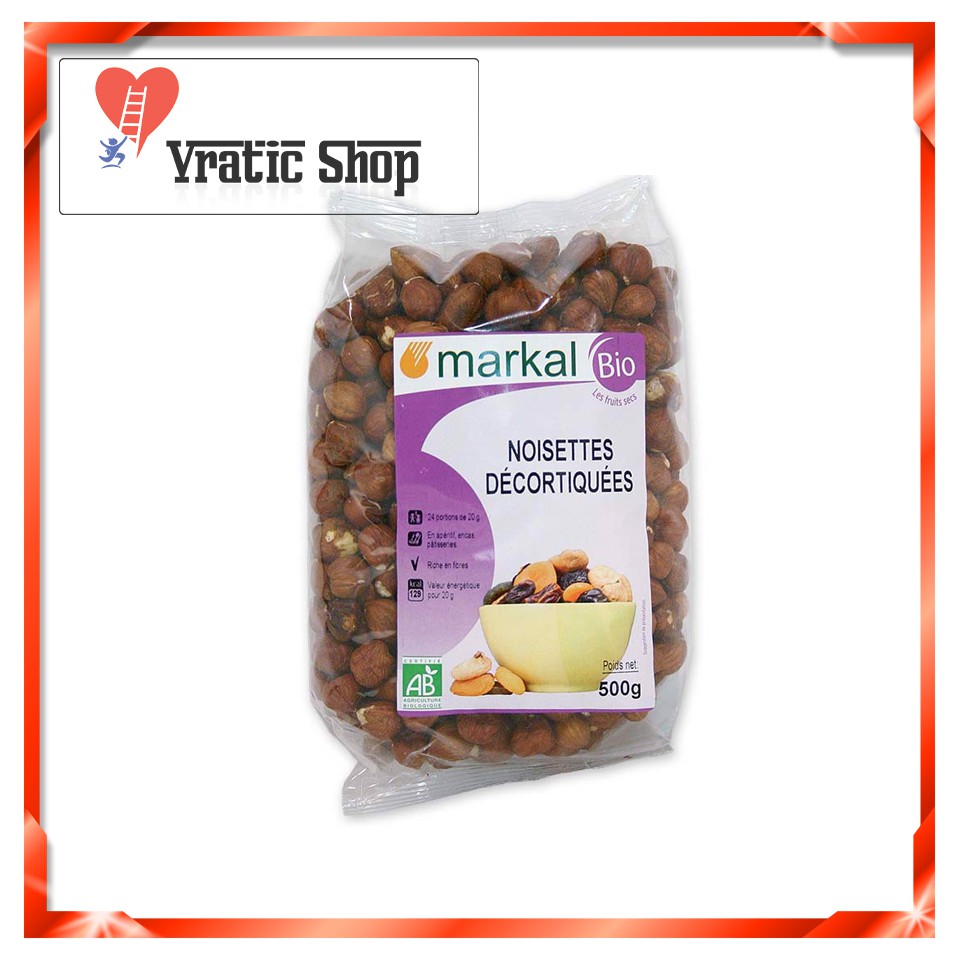 [02/2021] Hạt phỉ hữu cơ đã bóc vỏ Markal 250g