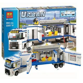 sale hết hàng -Lắp ráp kiểu Lego city cities 10420 - trạm cảnh sát lưu động
