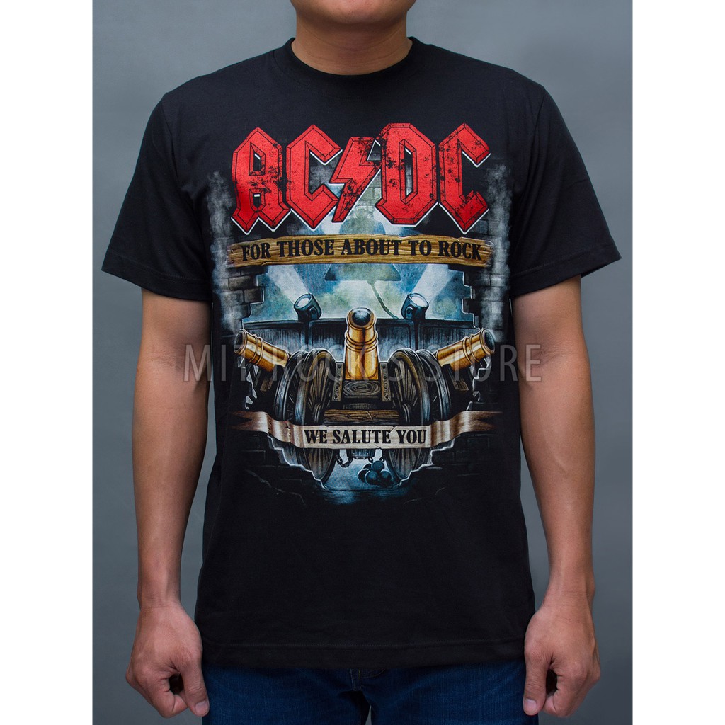 Áo ACDC  - Rock band tee - Áo Rock - Size S, M, L, XL, XXL - Áo Thái Lan