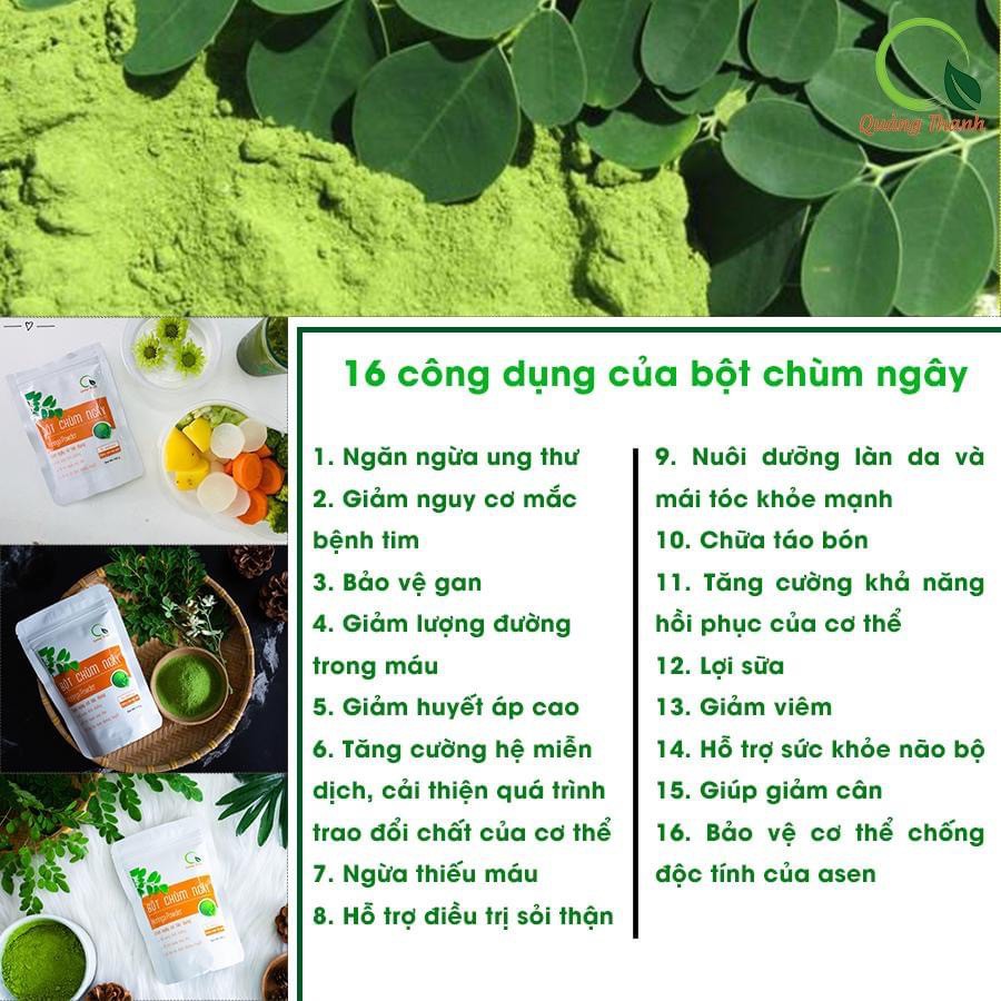 Bột Rau Chùm Ngây Sấy Tươi 100g