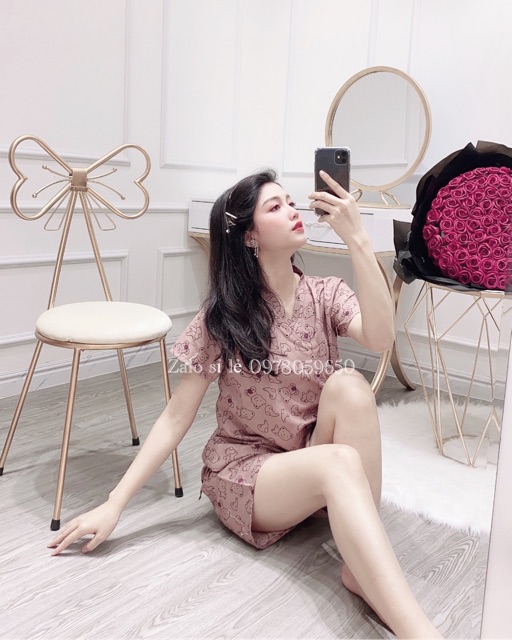 Bộ ngủ kimono Thái loại đẹp | BigBuy360 - bigbuy360.vn