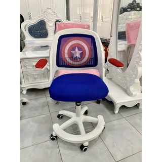 Ghế học sinh chống gù Hello kitty , batman, ngôi sao lưng lưới thoáng mát