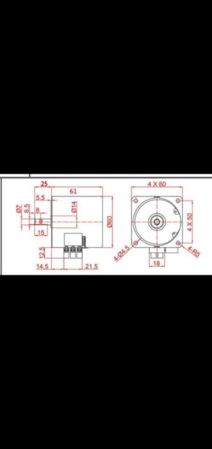 Mô tơ giảm tốc 220v 18W ( 60KTYZ )