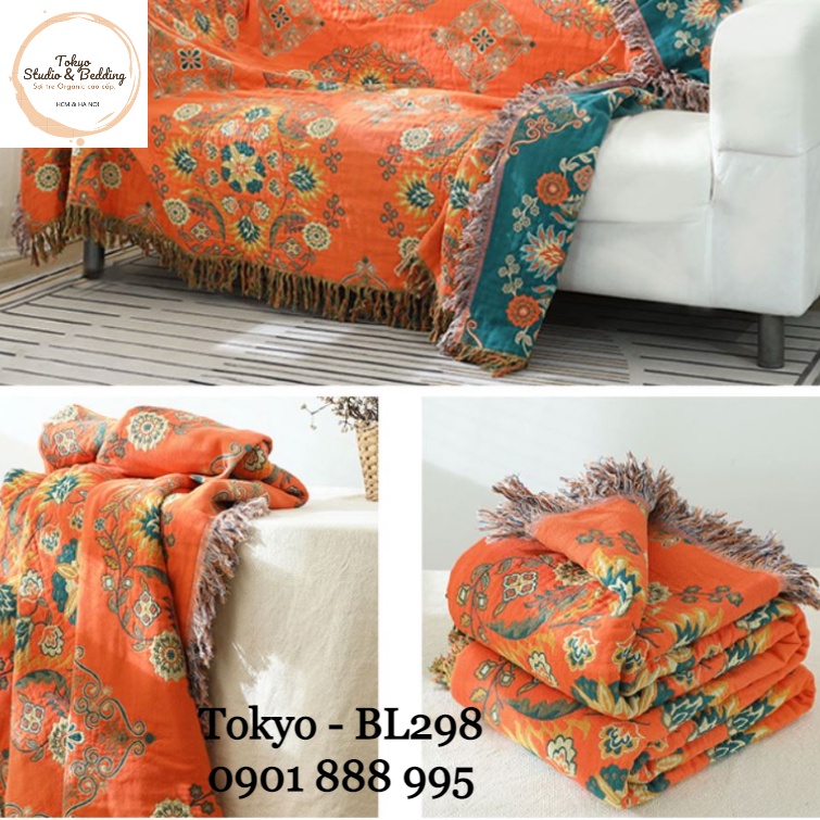 S63_Chăn Xô Organic Cotton Dòng Cao Cấp