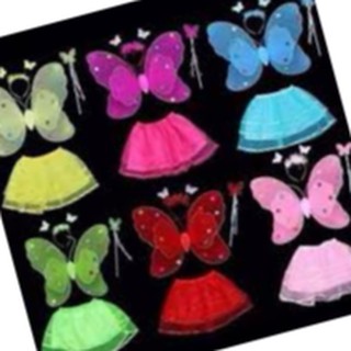 Giam gia khung 5 bộ cánh bướm thiên thần có đèn cho bé. 6 canh kep