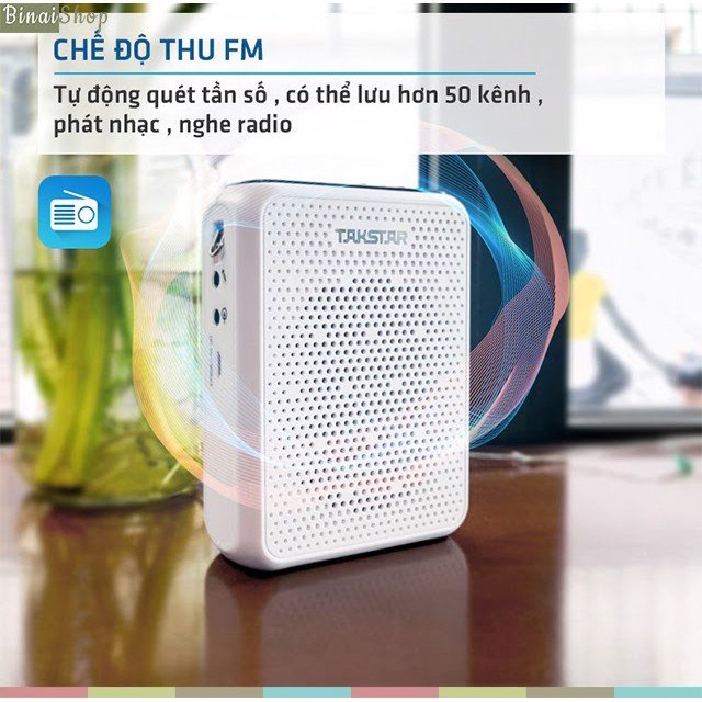 Máy trợ giảng không dây UHF, Bluetooth Takstar E300W