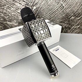 [TẶNG KÈM CHÂN MICRO] Micro karaoke không dây bluetooth YS-95 hỗ trợ ghi âm loa bass, hát thỏa thích-cực vang siêu phẩm