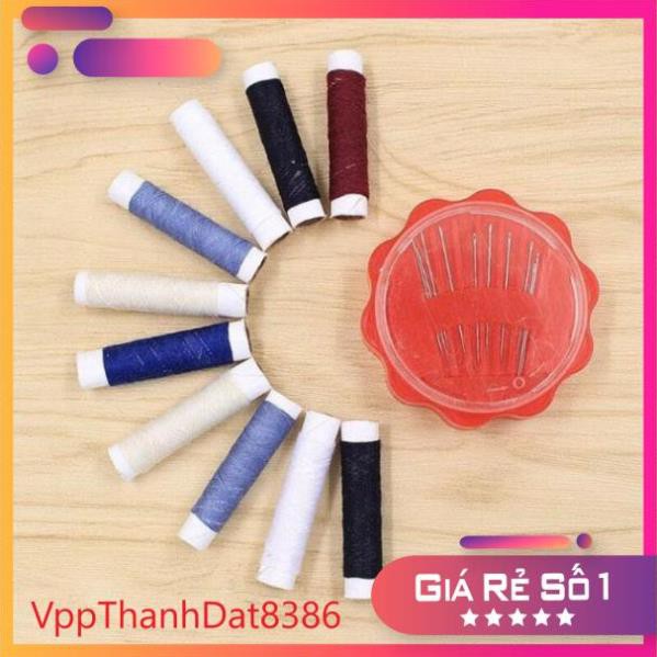 (Sale)  Hộp kim chỉ tròn đa năng 30 món siêu tiện ích