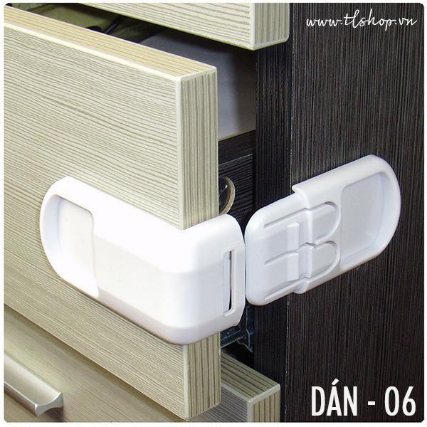 Chốt khóa bảo vệ an toàn cho bé - Khóa tủ an toàn - Khóa an toàn MÃ 06