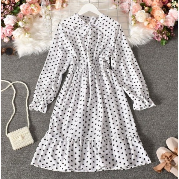 ❤️ MẪU MỚI - GIÁ SỈ ❤️ ĐẦM CHẤM BI ĐUÔI CÁ SIÊU XINH VÁY dạo phố voan công sở nữ tính SL